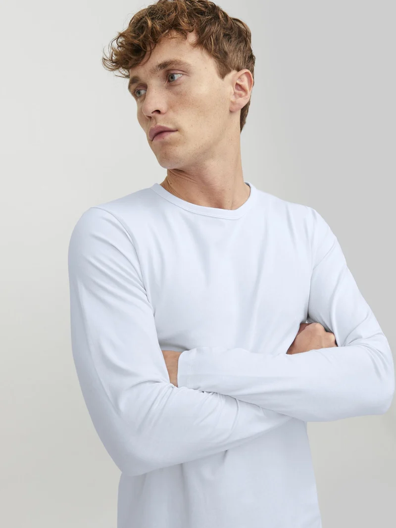 BASIC O-NECK TEE LS
