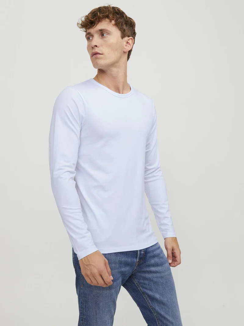 BASIC O-NECK TEE LS