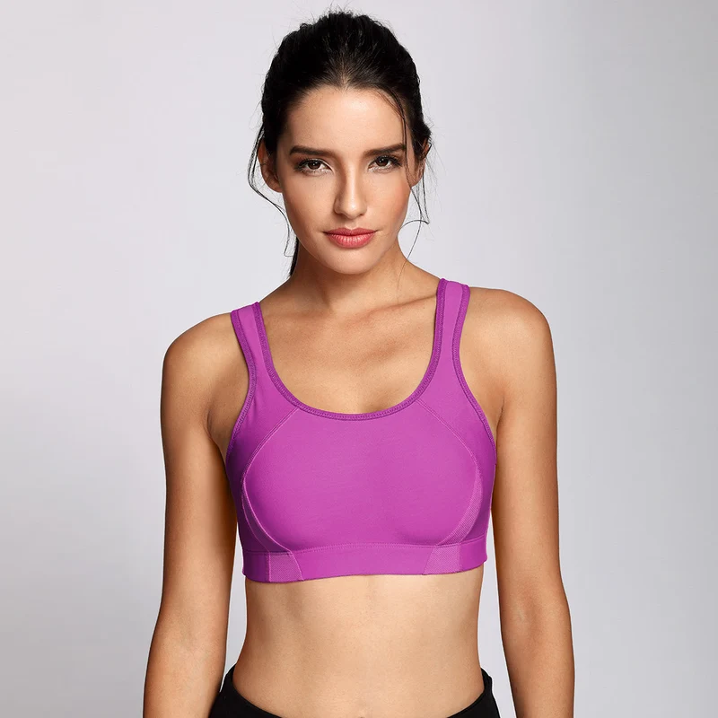 Quick Dry High Impact Padded Wireless Athletic Bra