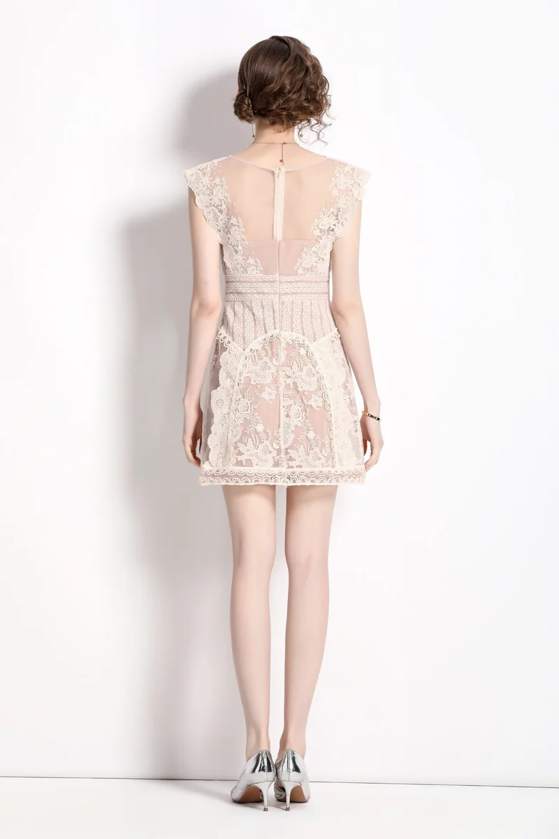 Sweet Floral Form Fitting Mini Dress