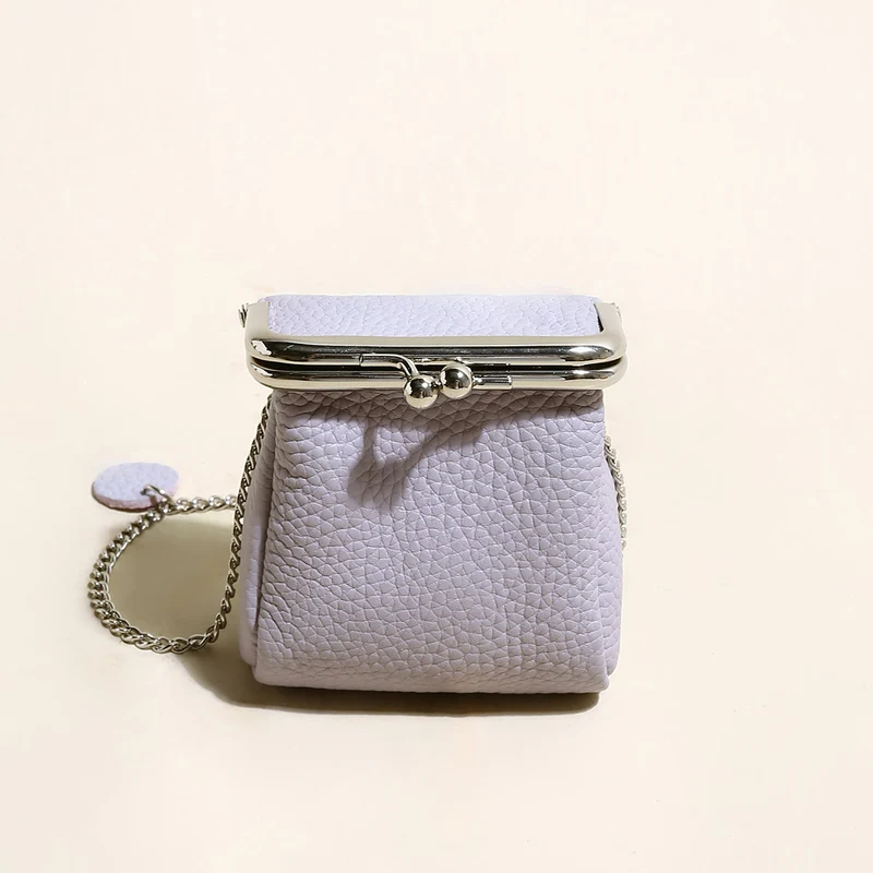Modern Ball Clasp Wallet with Adjustable Chain Straps