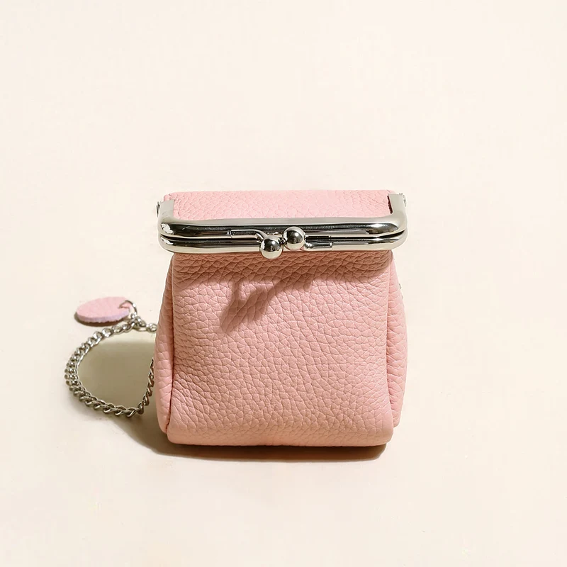 Modern Ball Clasp Wallet with Adjustable Chain Straps