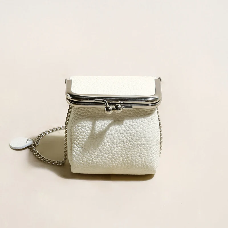 Modern Ball Clasp Wallet with Adjustable Chain Straps