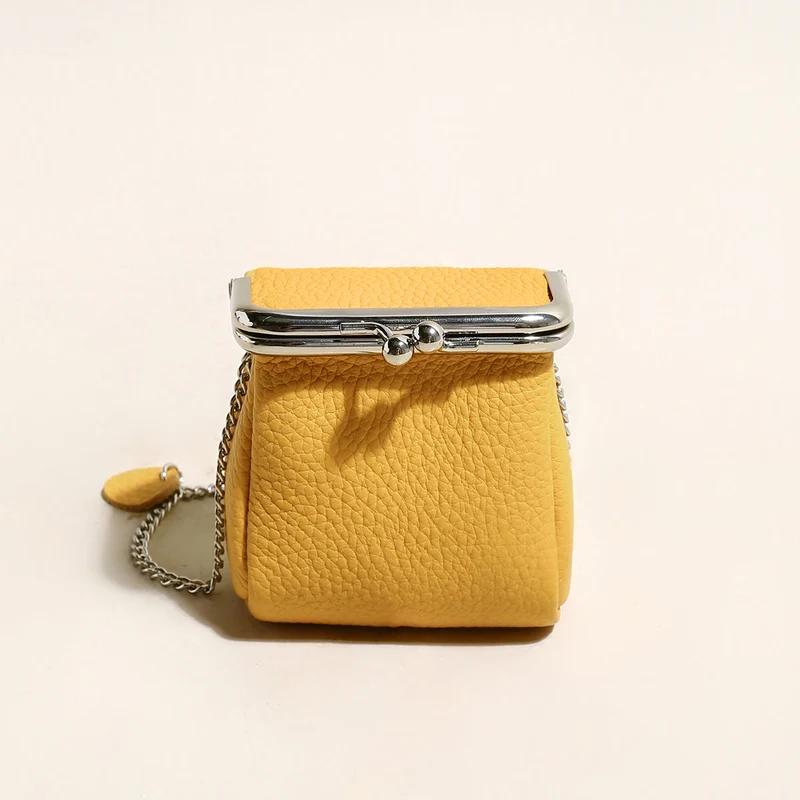 Modern Ball Clasp Wallet with Adjustable Chain Straps