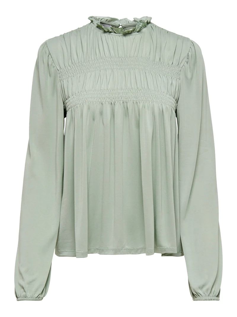 FREE LS SMOCK TOP