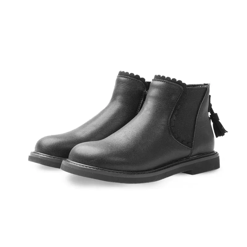 Tassel Tail Kids Chelsea Boots