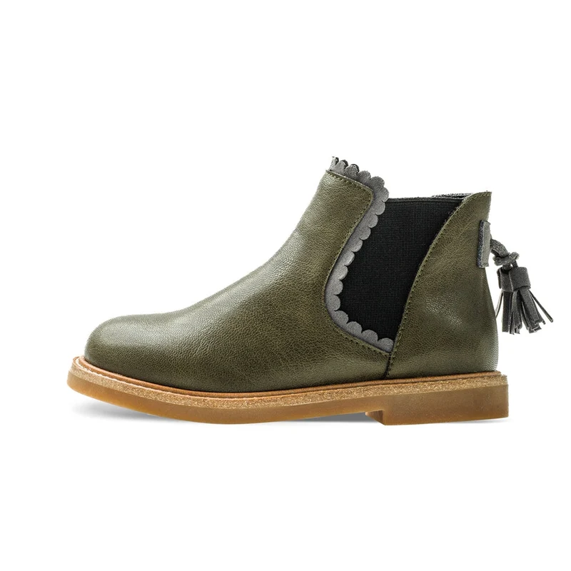 Tassel Tail Kids Chelsea Boots