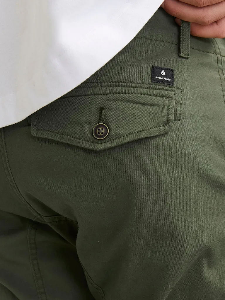 PAUL FLAKE 542 OLIVE CARGO PANT