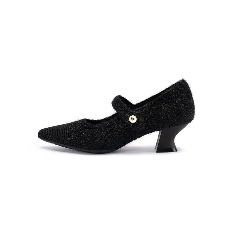Vintage Shallow Mary Jane Heels