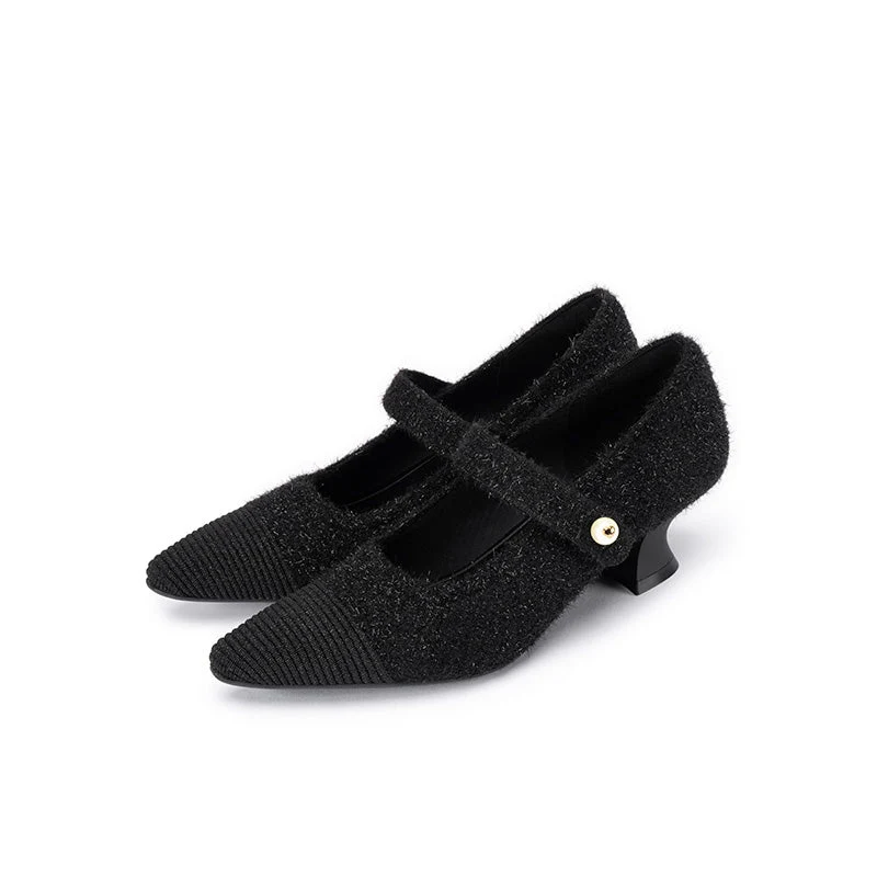 Vintage Shallow Mary Jane Heels