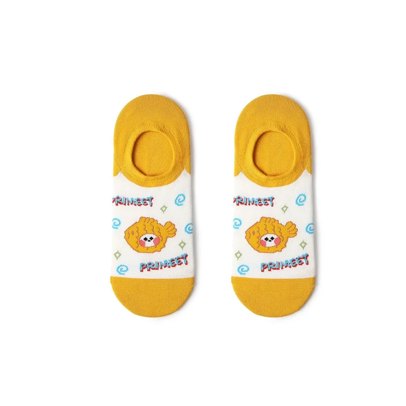 Yummy Food Lightweight Invisible Summer Women 5pcs Ankle Socks Set