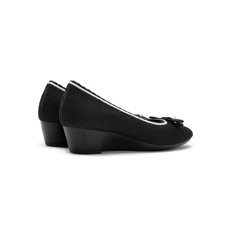 Shallow Wedge Comfortable Soft Sole Work Shoes