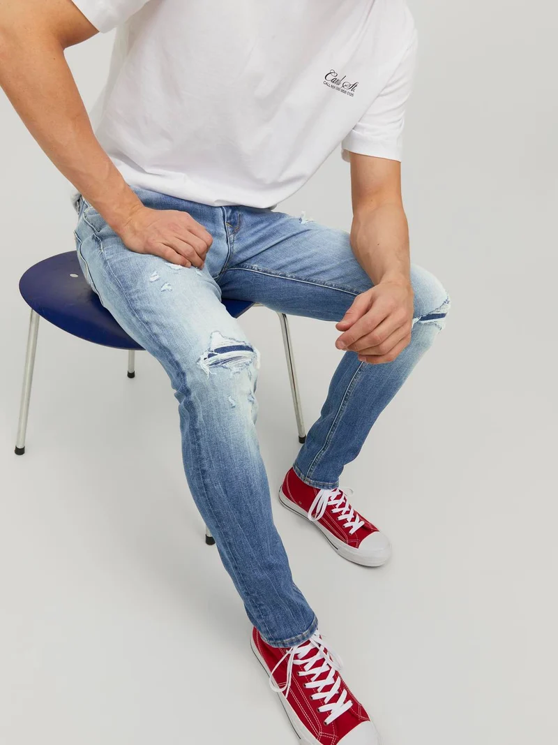 LIAM SEAL GE 484 RIPPED JEANS