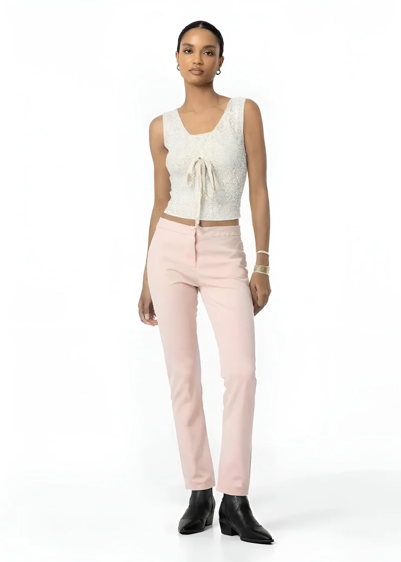 CHINO MW ANKEL PANTS