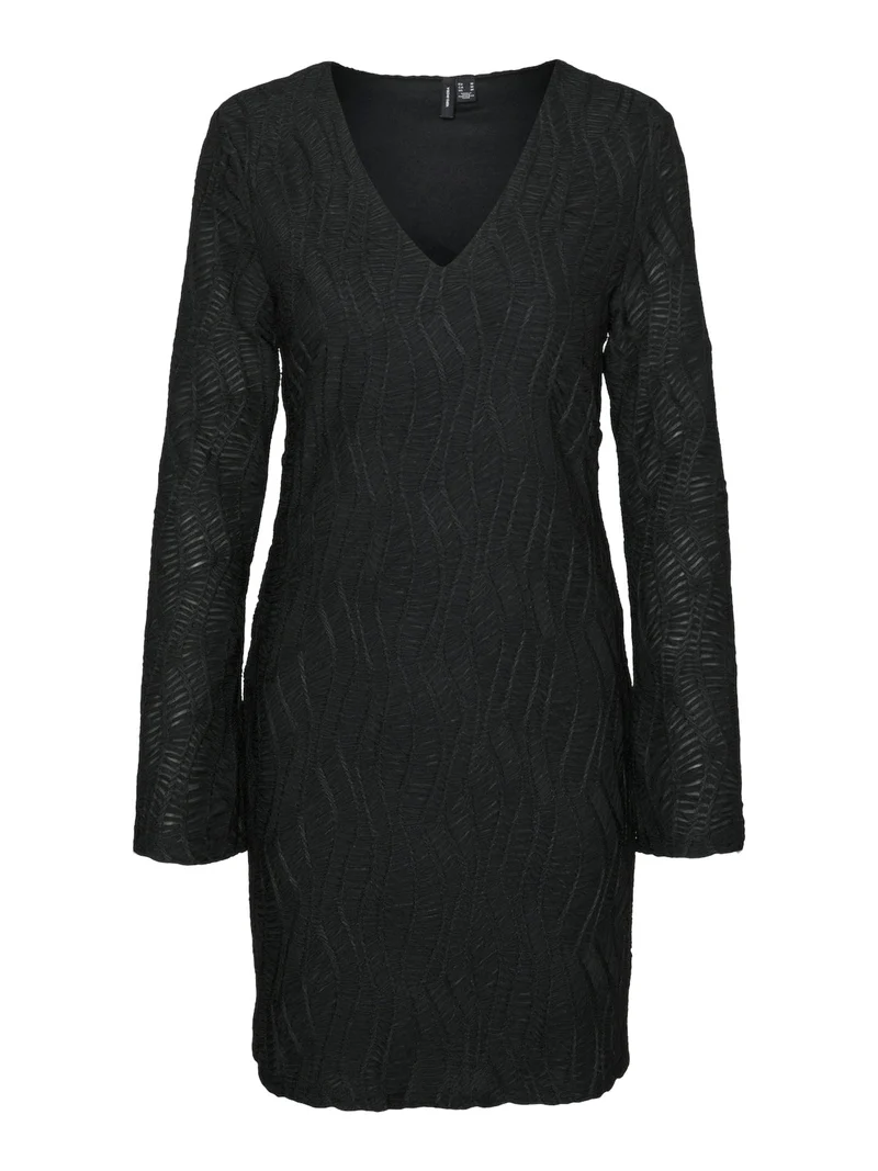 VIVA LS V-NECK DRESS