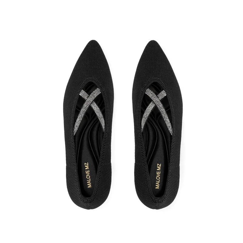 Countess Pointed Toe Kitten Heels