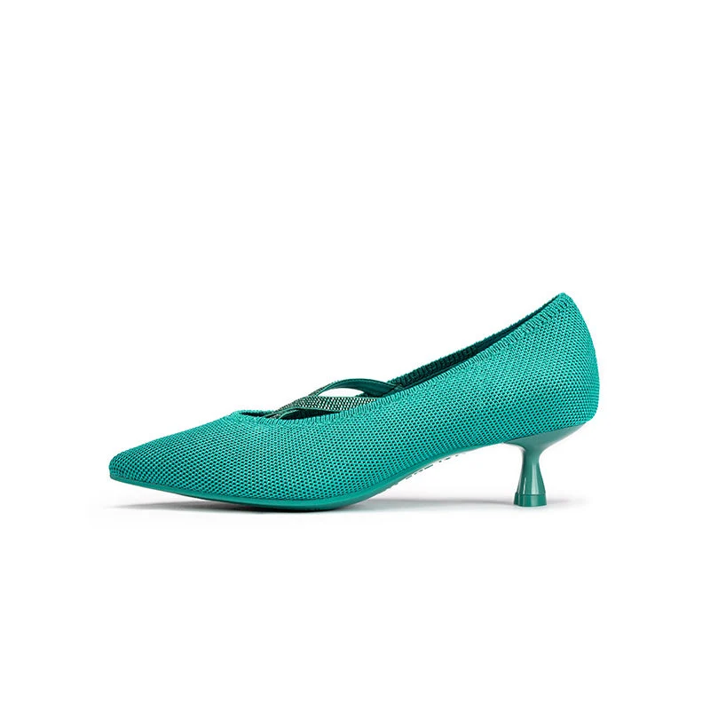 Countess Pointed Toe Kitten Heels