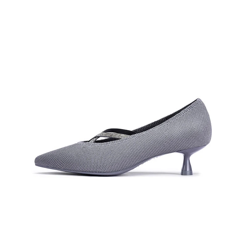 Countess Pointed Toe Kitten Heels