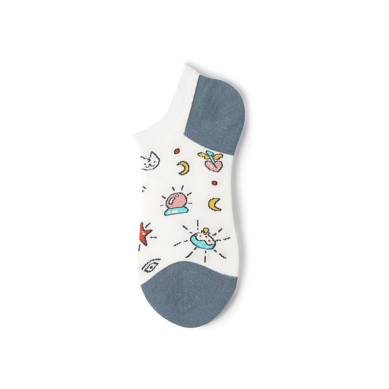 Sci-Fi Game Summer Women 5pcs Ankle Socks Set