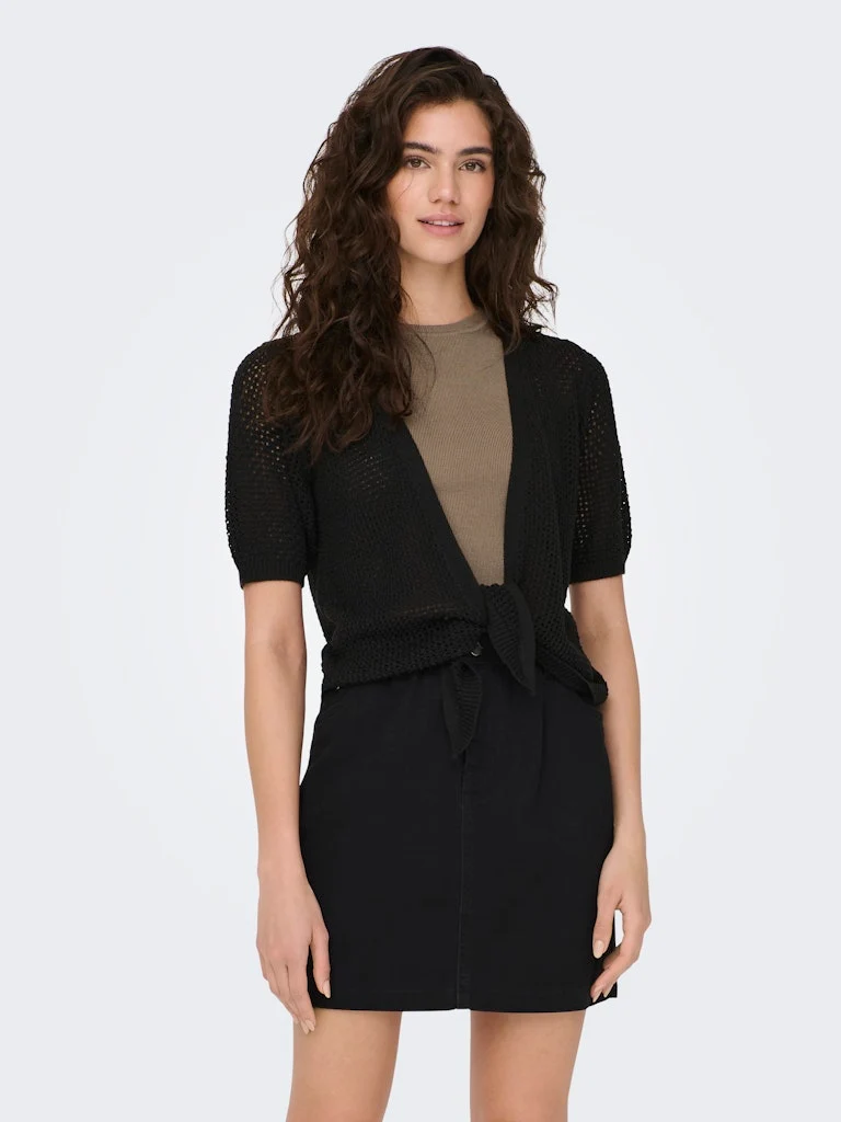 MEHEDI 2/4 SHORT TIE CARDIGAN