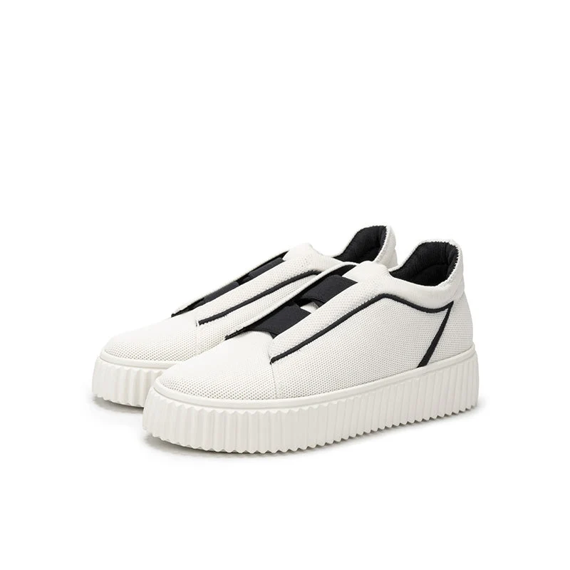 Thick Soled Height Boosting Tennis Sneakers