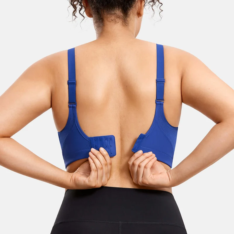 Plus Size High Support Full Coverage Padded Sapphire Wireless Bra