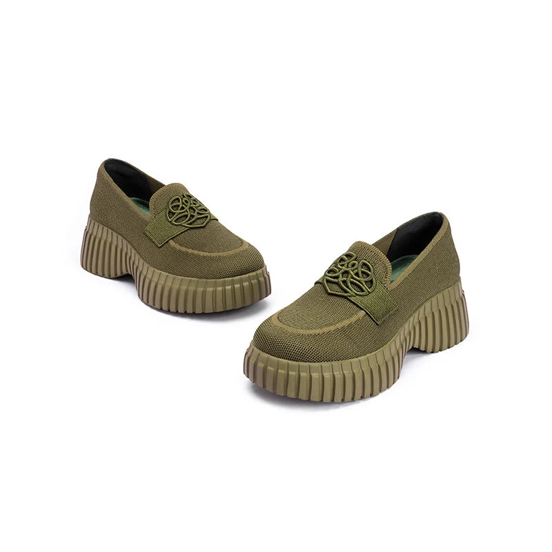 Gentleman Slip On Soft Sole Platform Loafers