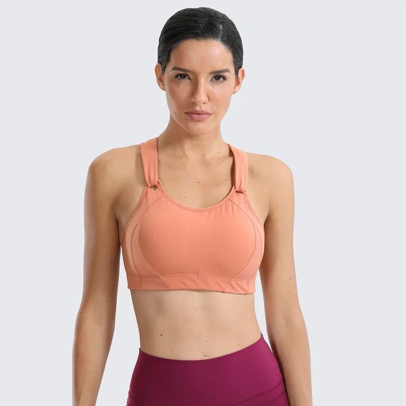 High Impact Lightly Padded Wireless Athletic Bra