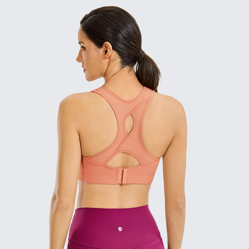 High Impact Lightly Padded Wireless Athletic Bra