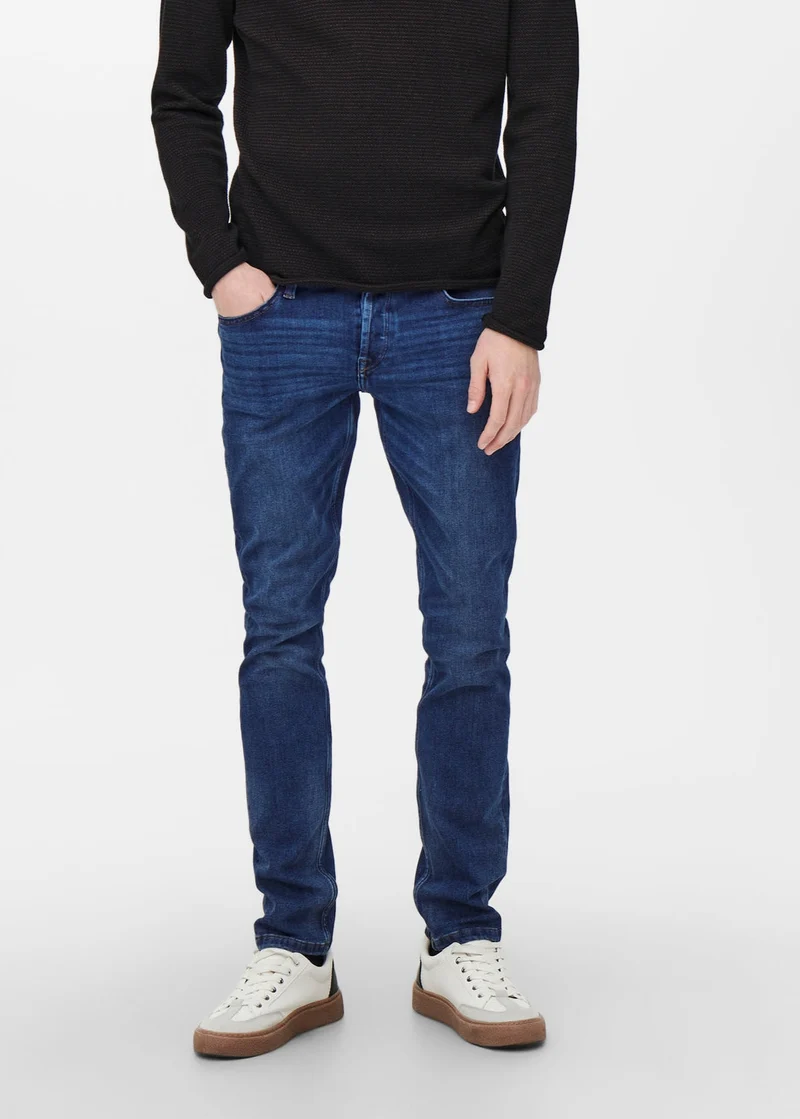 LOOM 4WAY SLIM FIT LOW WAIST JEANS