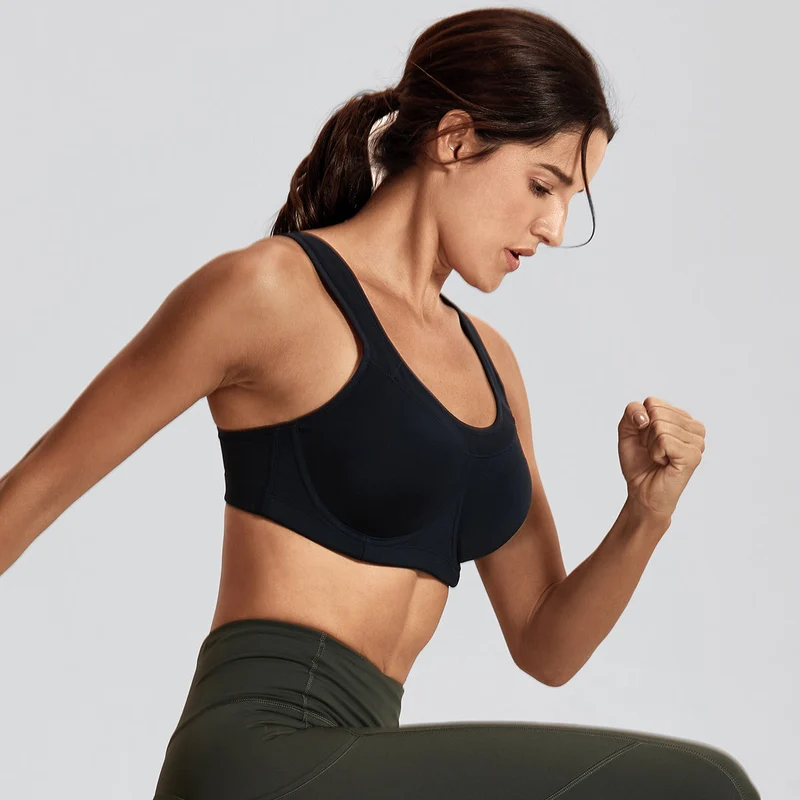 High Impact Workout Bra with Removable Cups