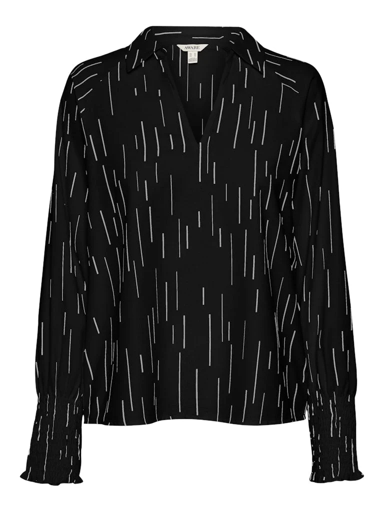 SNORA VEDA LS V-NECK BLOUSE