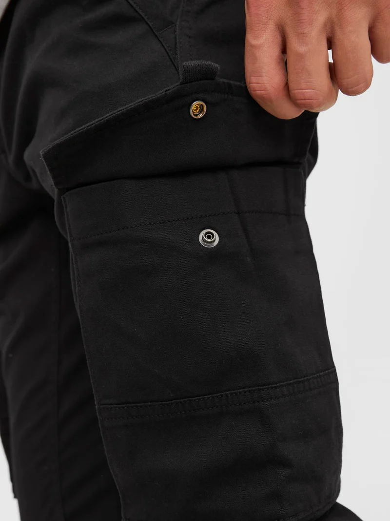 PAUL FLAKE 542 BLACK CARGO PANT